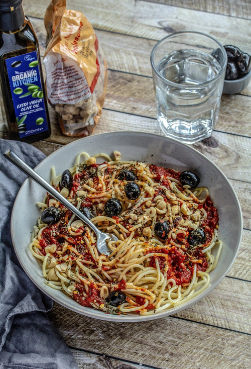 Pasta-Puttanesca Just Natural