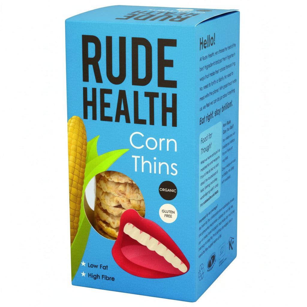 Rude Health Organic Corn Thins 130g - Just Natural