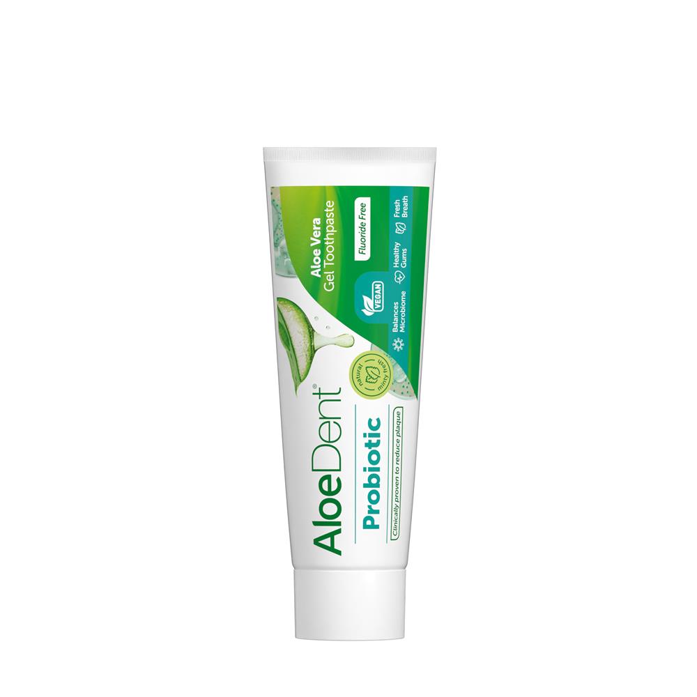 Probiotic Aloe Vera Gel Toothpaste Fluoride Free 75ml - Just Natural