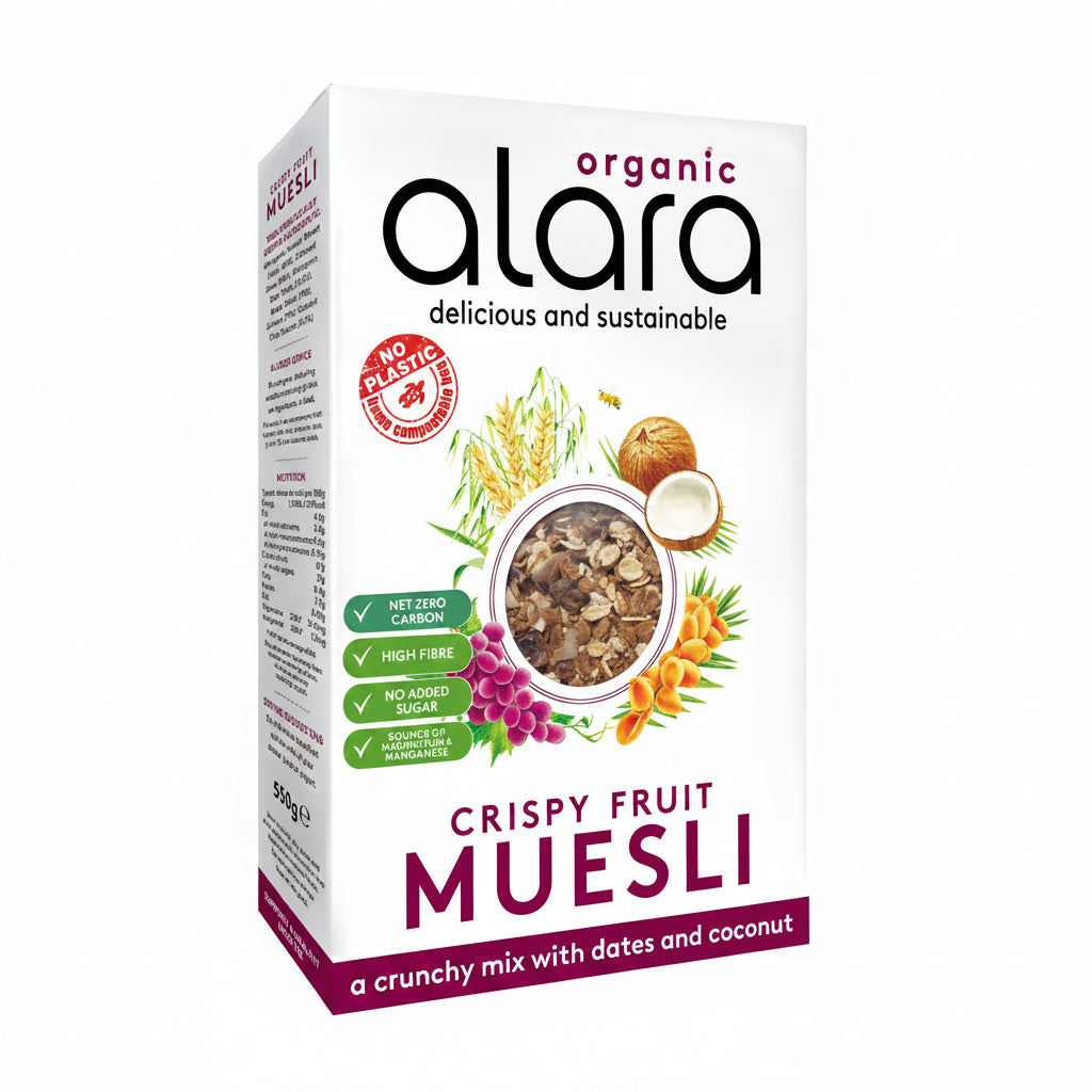 Crispy Fruit Muesli Organic 550g - Just Natural