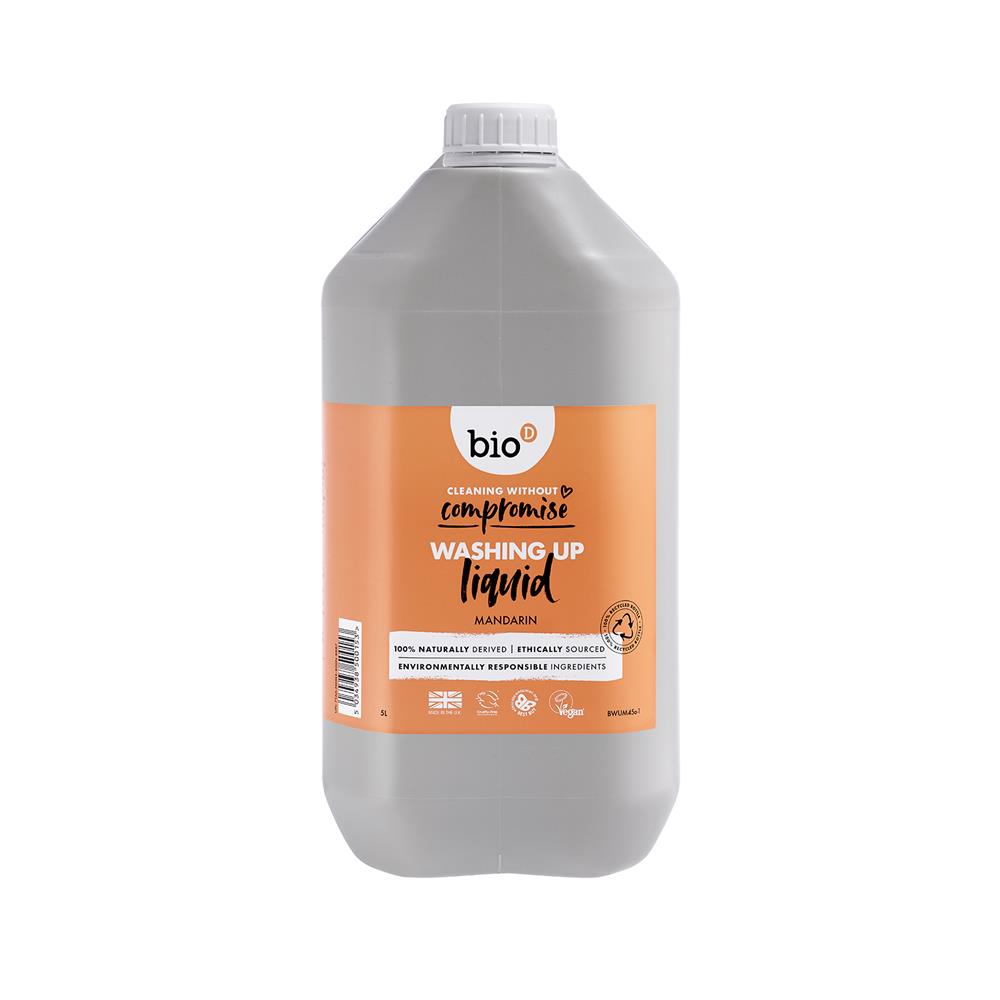 Mandarin Washing up Liquid 5L - Just Natural