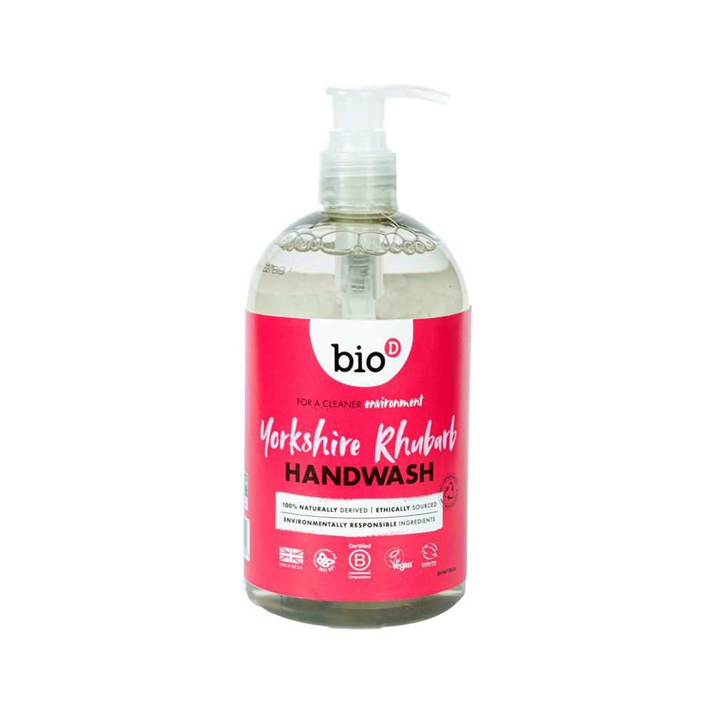 Yorkshire Rhubarb Cleansing Hand Wash 500ml - Just Natural