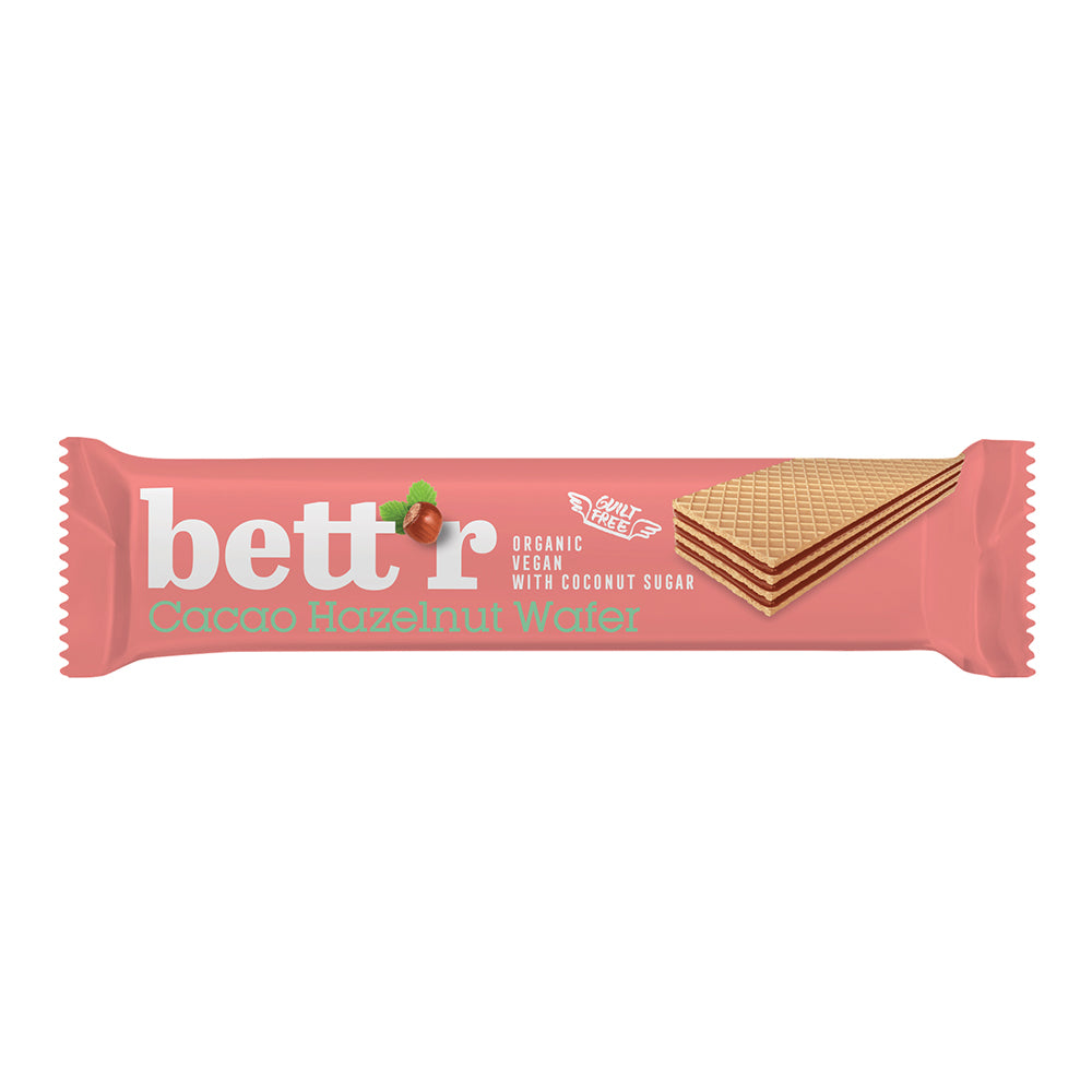 Bettr Hazelnut Cacao Cream-Filled Wafer 30g