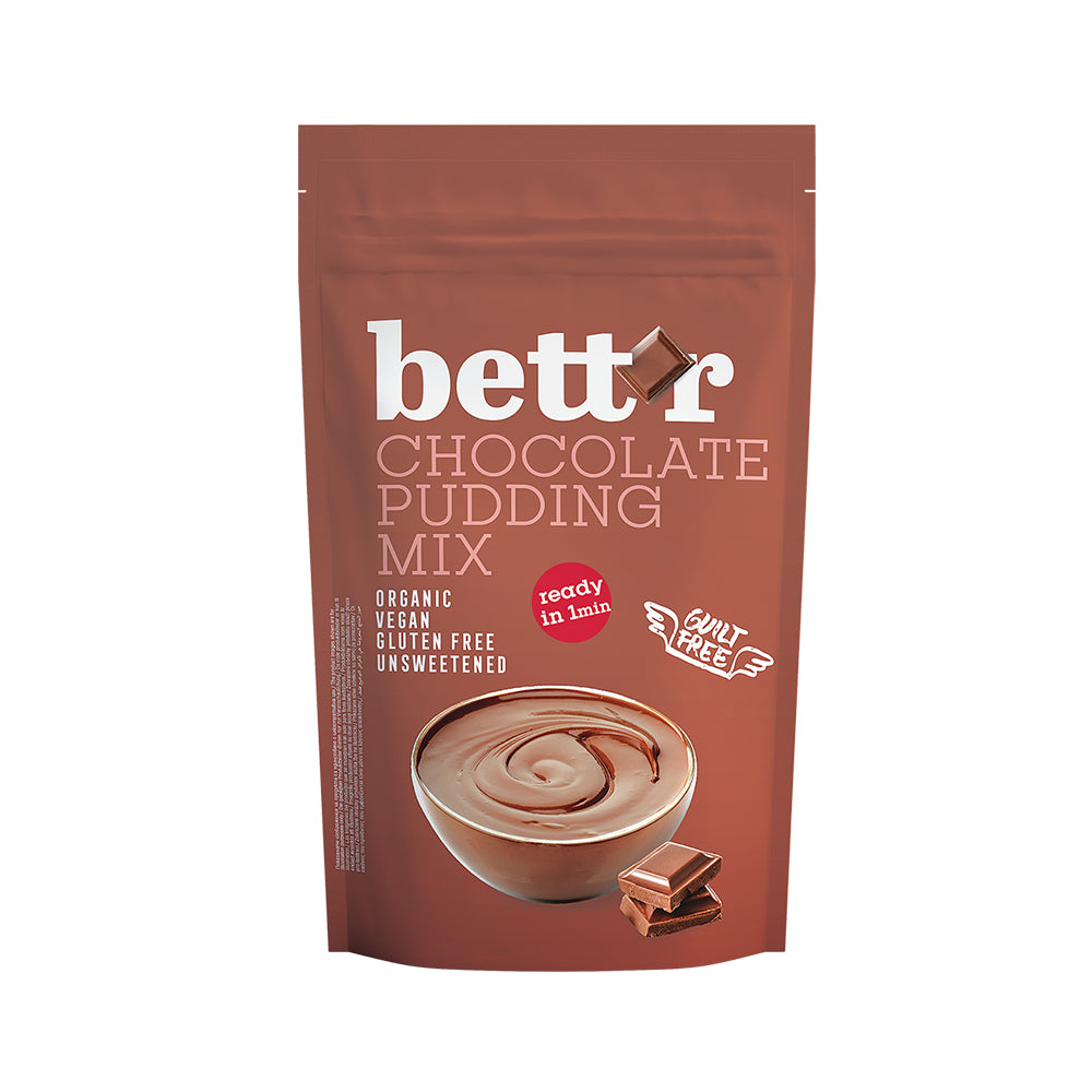 Bettr Organic Gluten-Free Chocolate Pudding Mix 200g