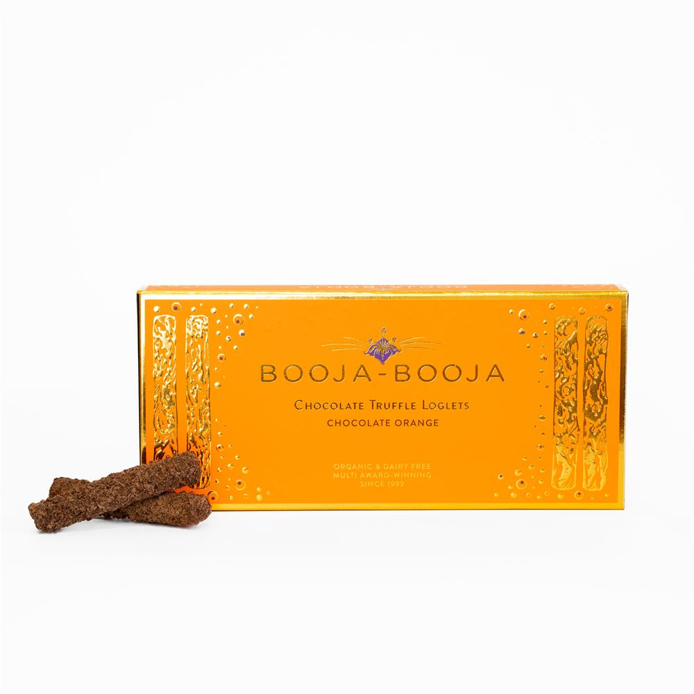 Chocolate Orange 10 Truffle Loglets 115g - Just Natural