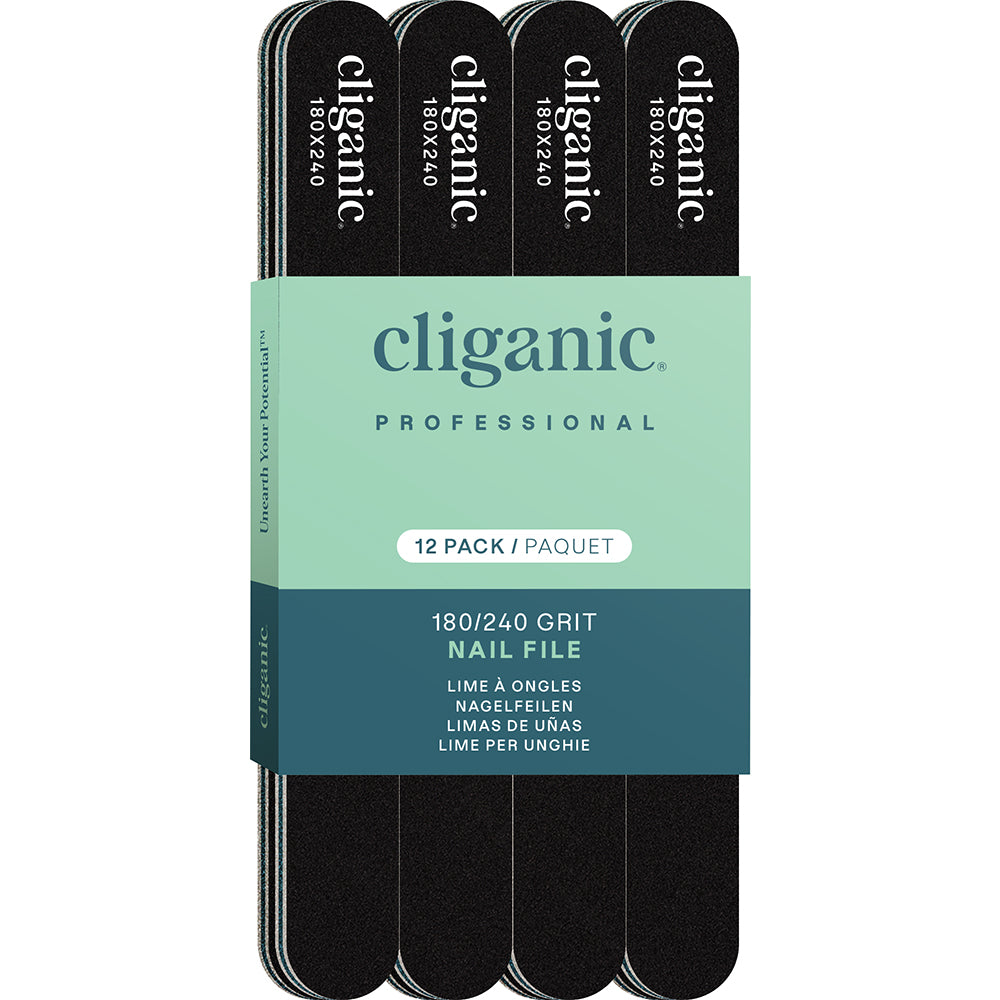 Cliganic 12 Pack Nail File Set 1bag