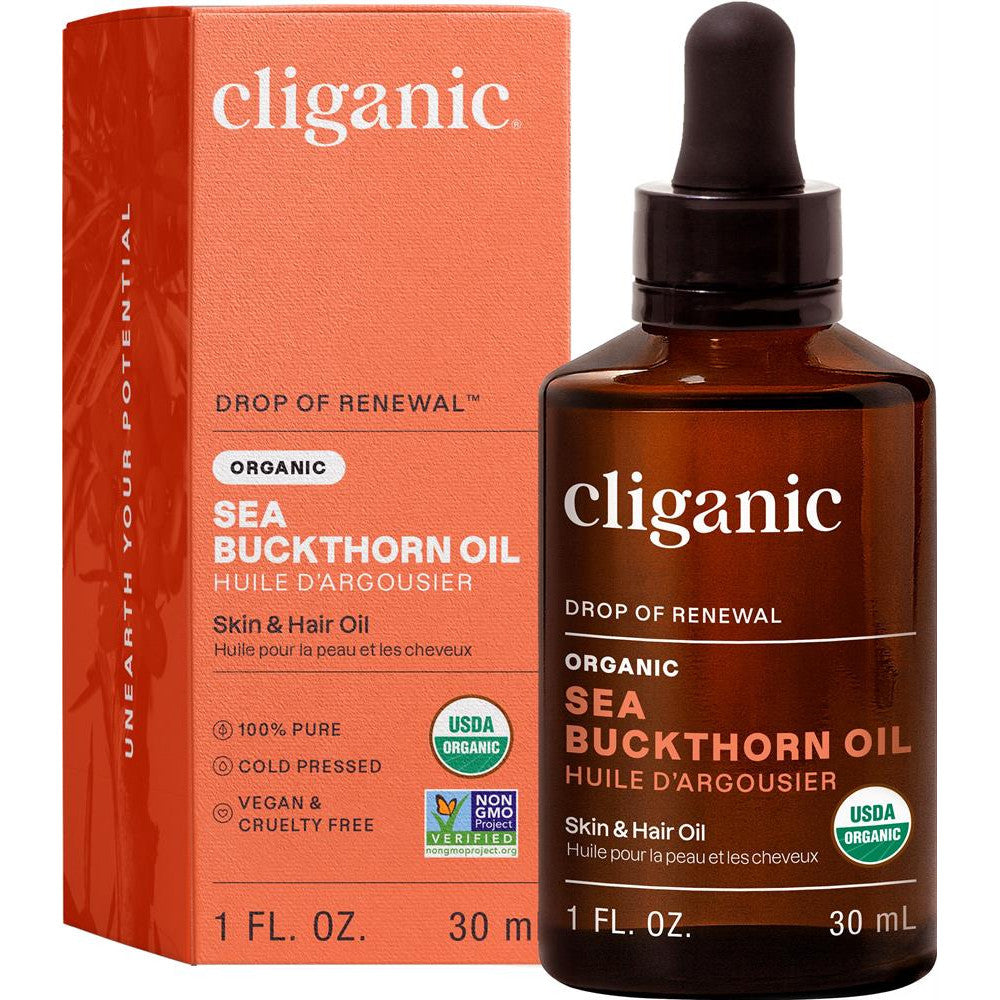 Cliganic Sea Buckthorn Oil 1oz 1 Ounce