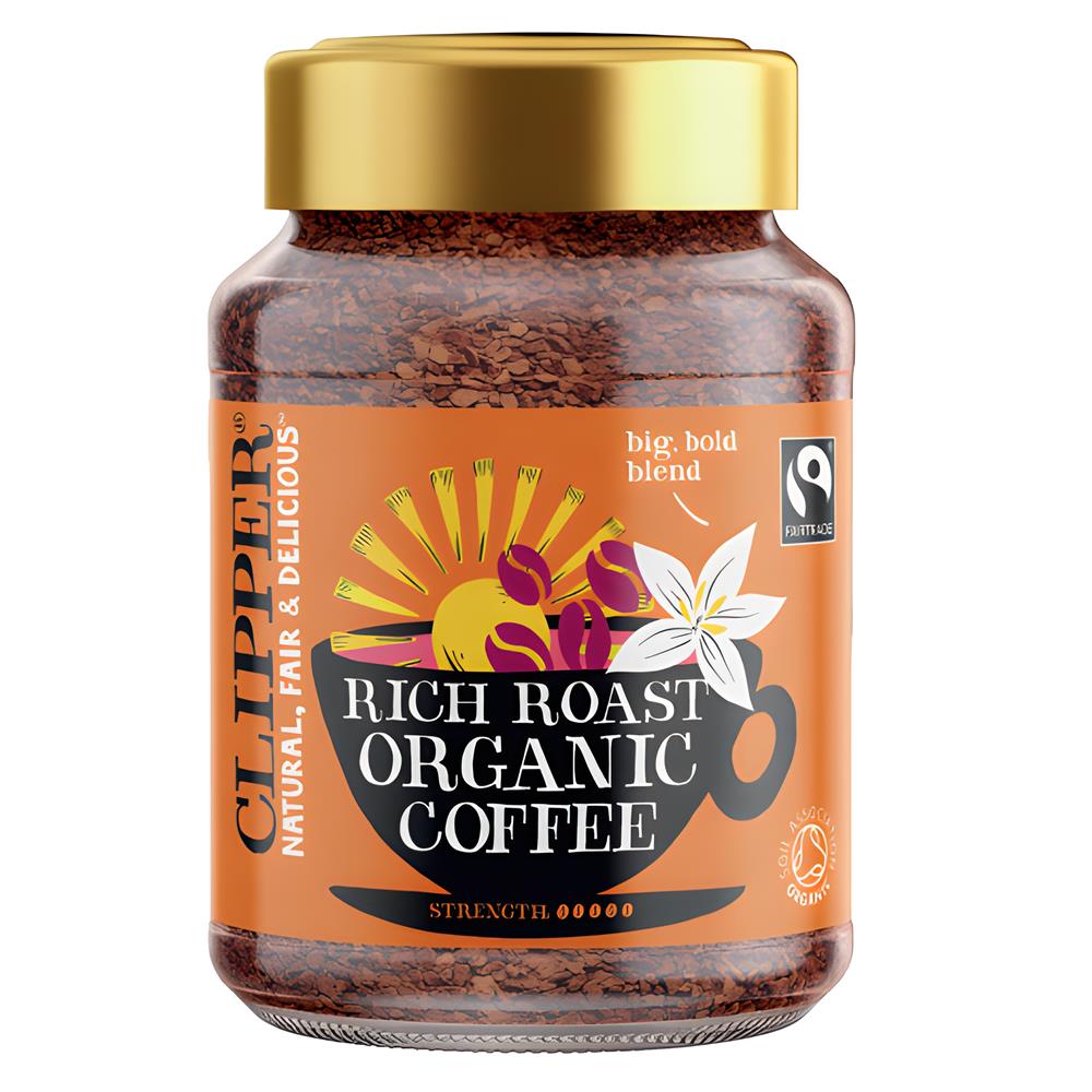 Fairtrade Organic Rich Roast Organic Coffee 100g - Just Natural