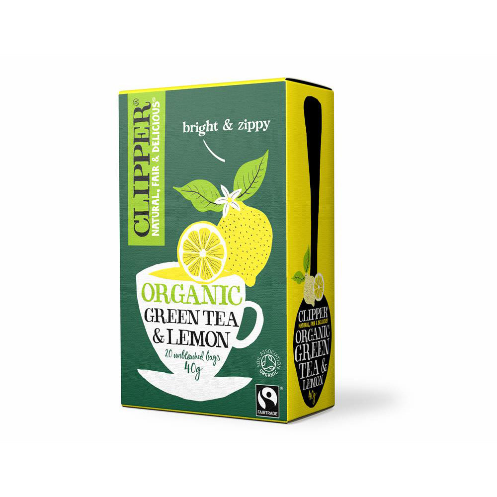 Organic Green & Lemon 20 Tea bags - Just Natural