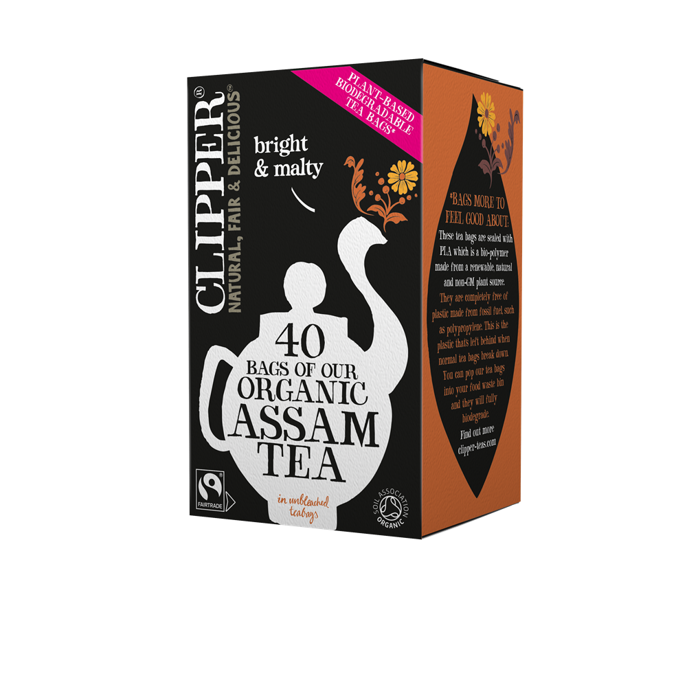 Organic Fairtrade Assam Tea 40 bags - Just Natural