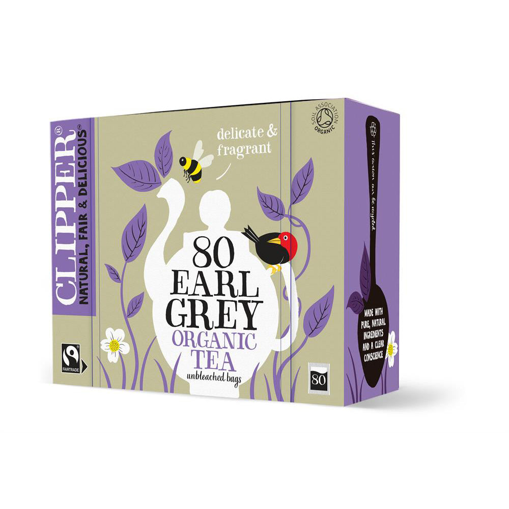 Organic Fairtrade Earl Grey Tea 80 bags
