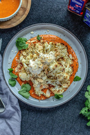 Cauliflower Steak with Romesco Sauce