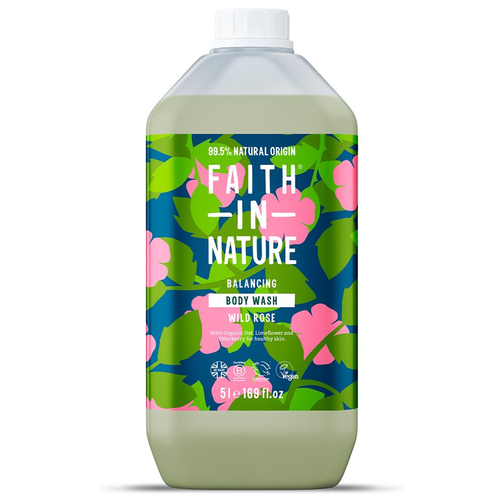 Wild Rose Body Wash 5 Litre - Just Natural