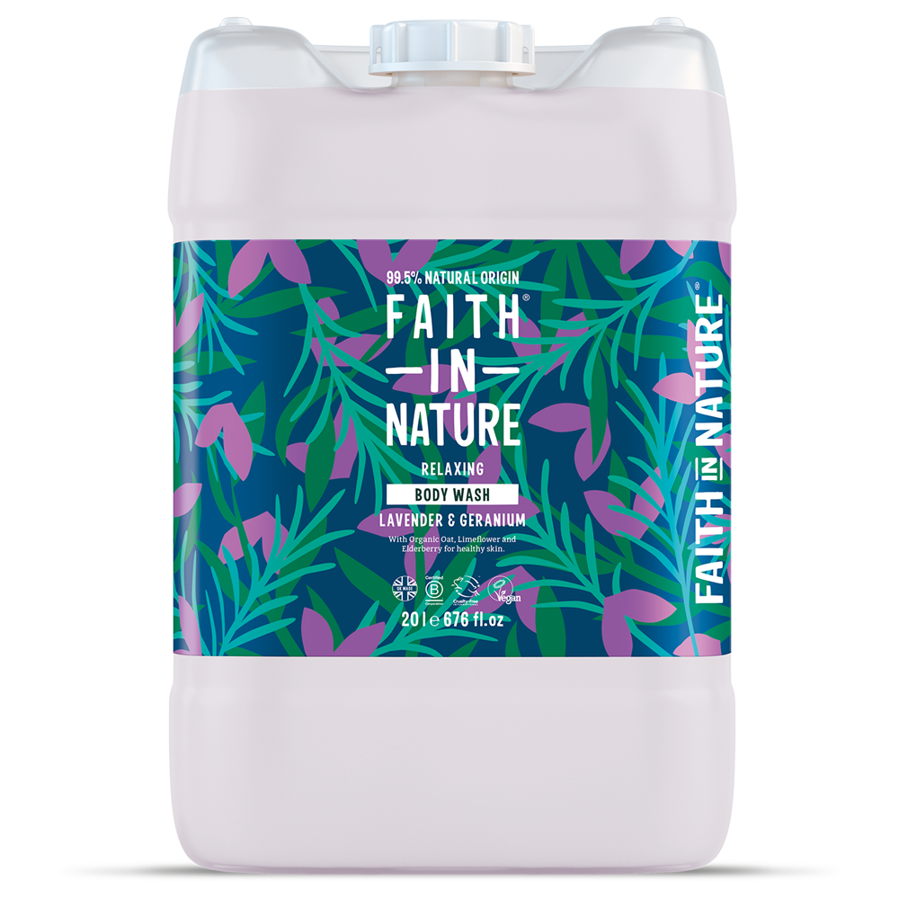 Lavender & Geranium Body Wash 20 Litre - Just Natural
