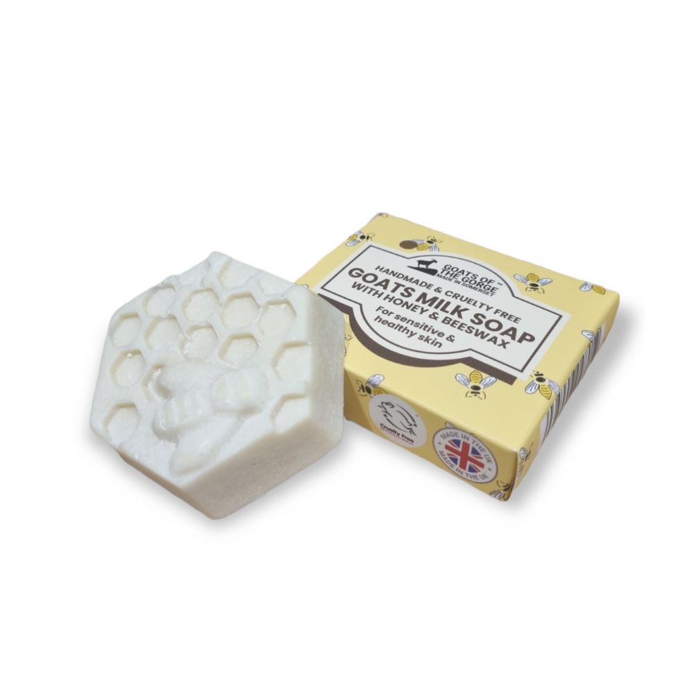 Goats milk soap bar- 70g Honey & Beeswax - Just Natural