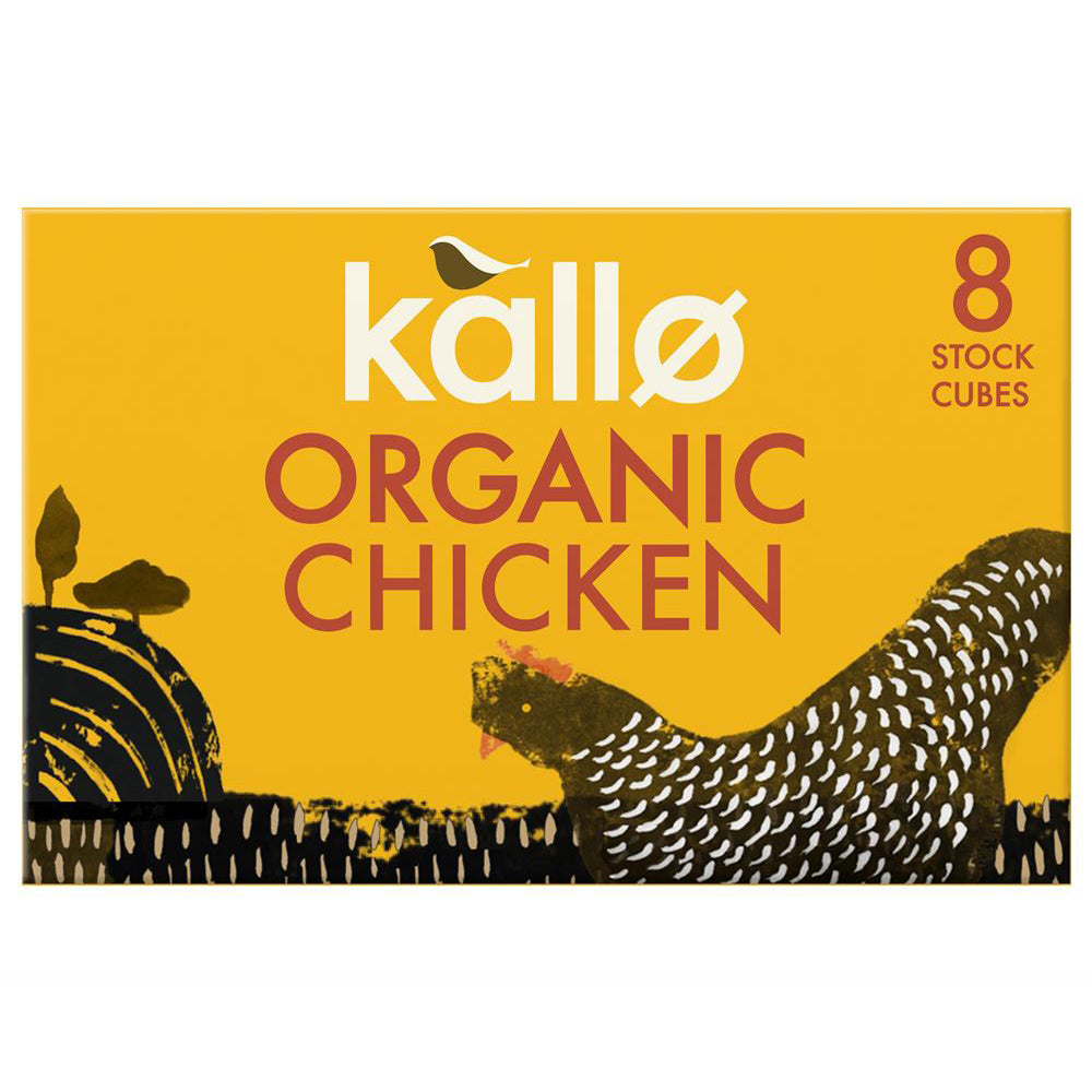 Kallo Organic Chicken Stock Cubes 88g