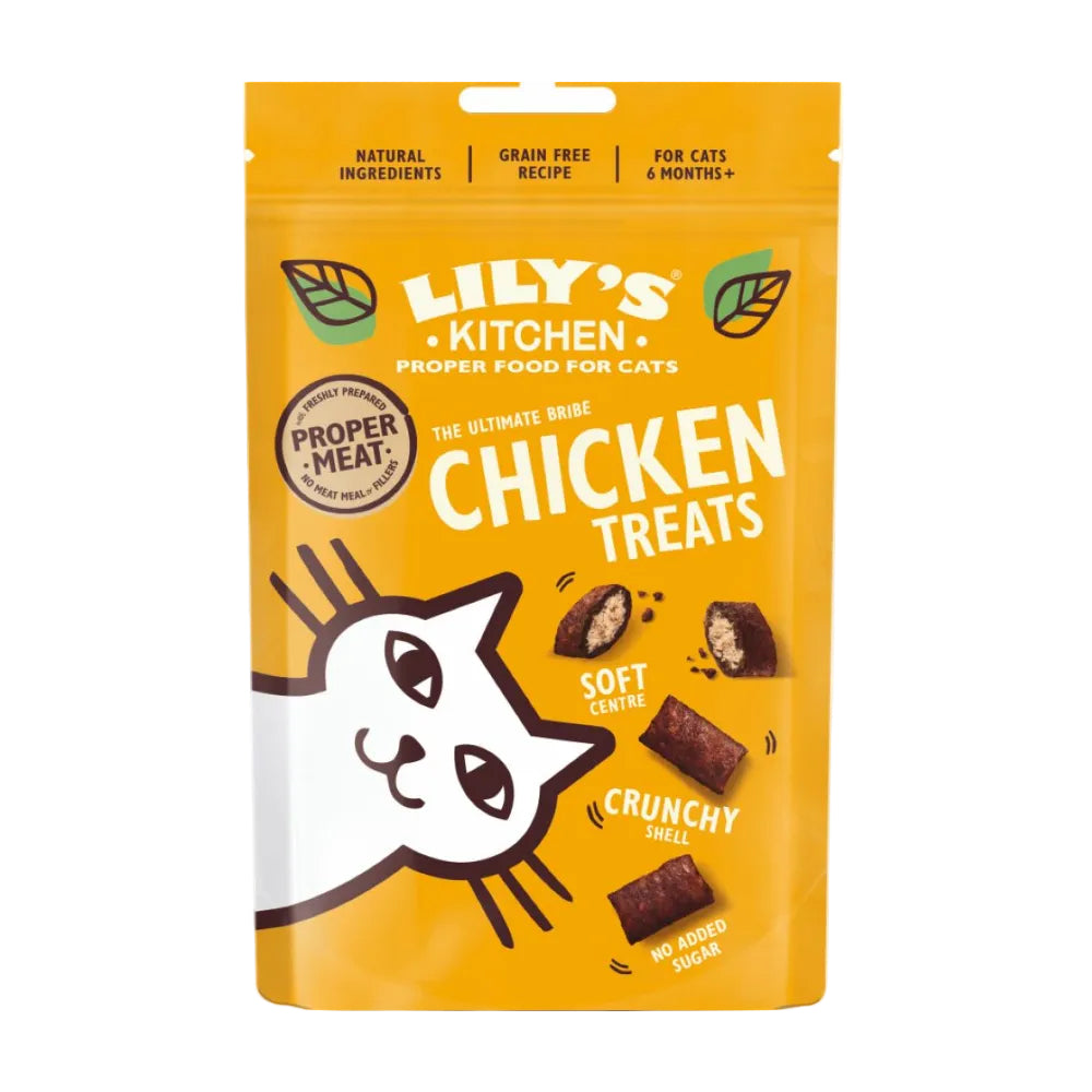 Lilys Kitchen Chicken Pillow Treats Cats 60g