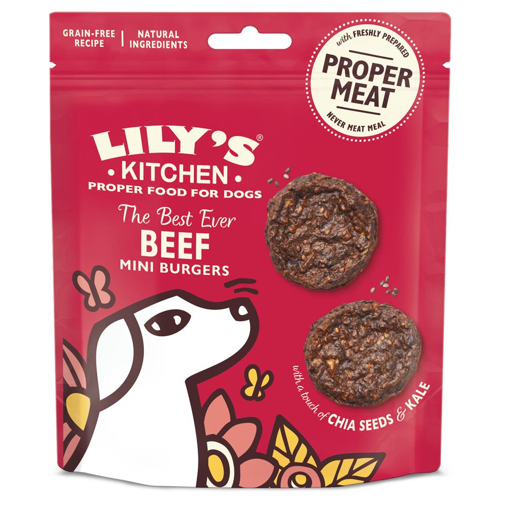Lilys Kitchen Beef Burgers 70g