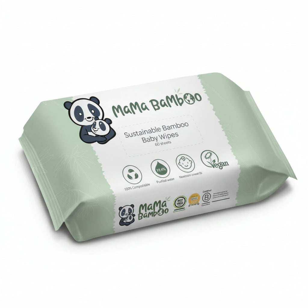 Eco Baby Wipes (60 wipes per pack) 360g - Just Natural