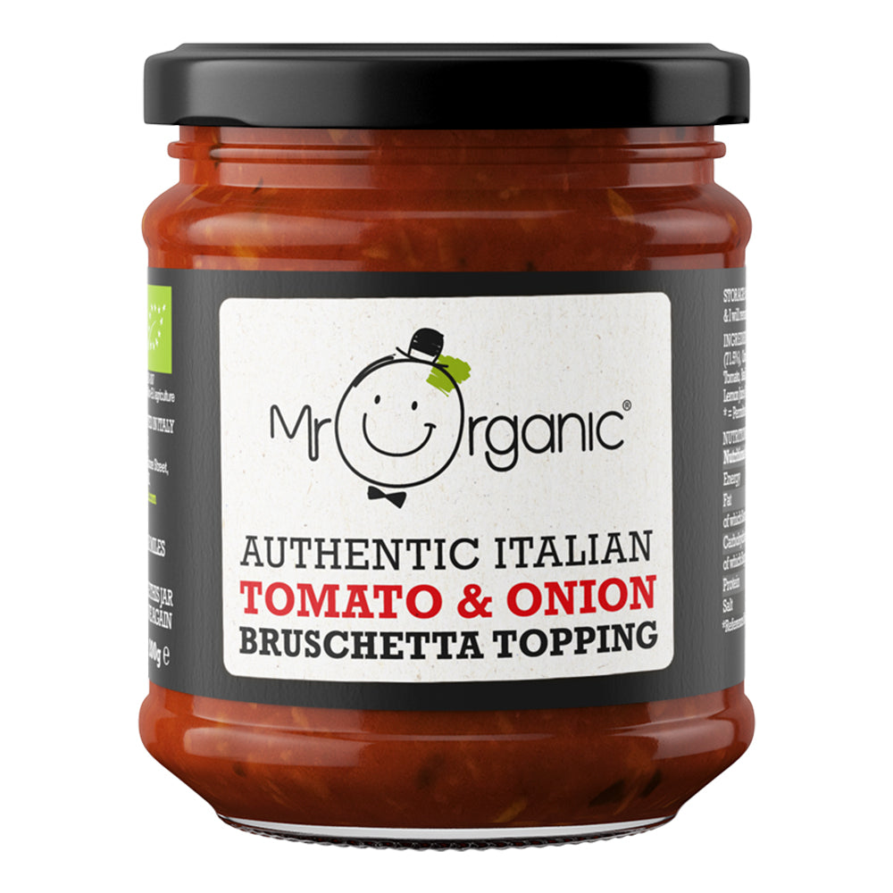 Italian Tomato & Red Onion Bruschetta Topping 200g - Just Natural