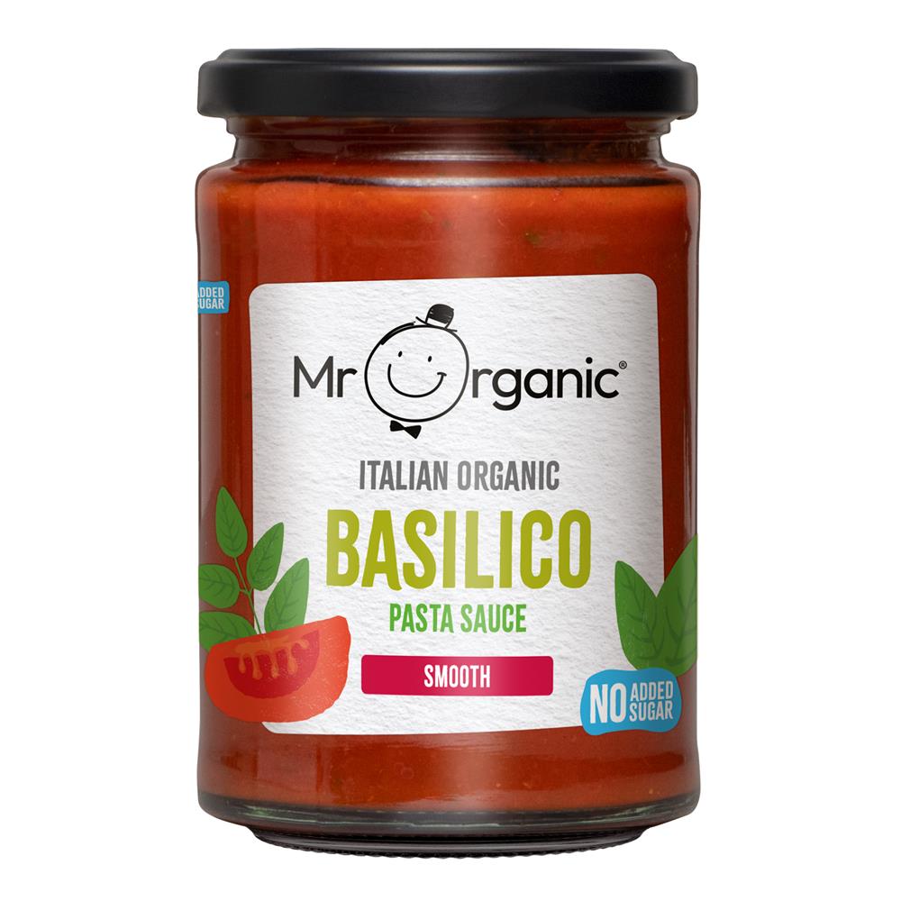 Smooth Basilico Pasta Sauce 350g - Just Natural