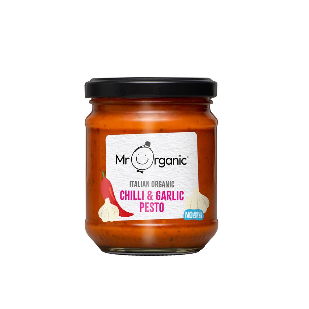Chilli & Garlic Pesto 190g - Just Natural