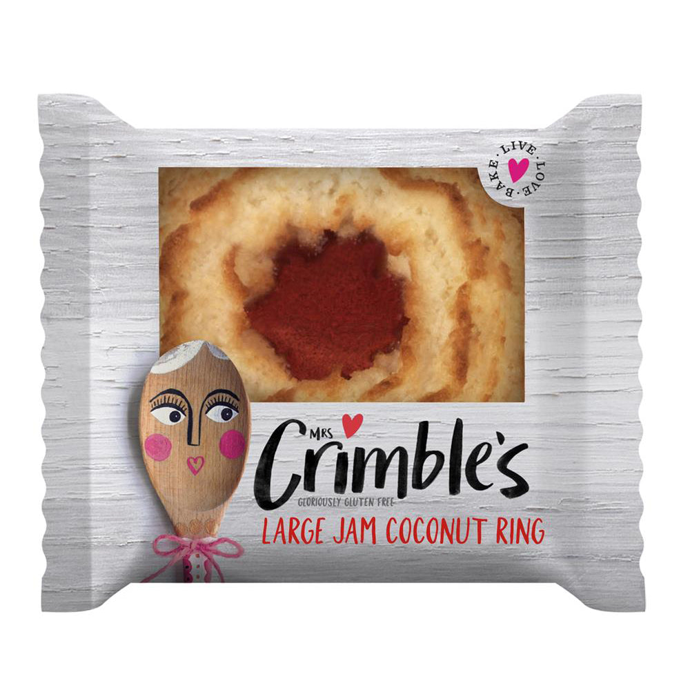 Individual Jam Coconut Rings 40g - Just Natural