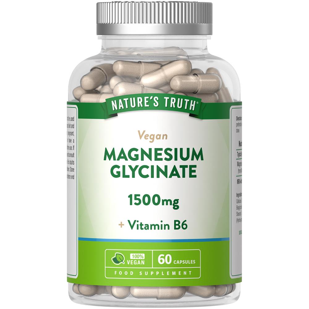 Nature's Truth Magnesium Bisglycinate 500mg 60 tablet