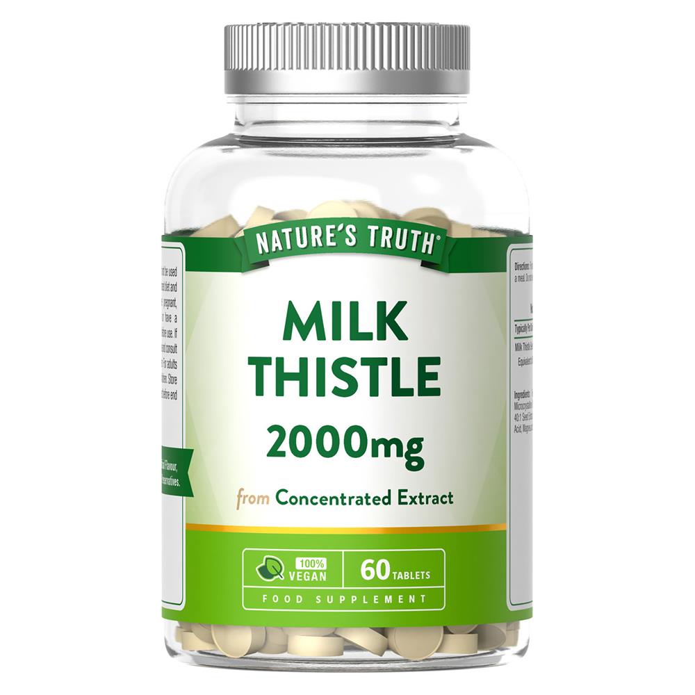 Nature's Truth Milk Thistle 2000mg Tablets 60 tablet