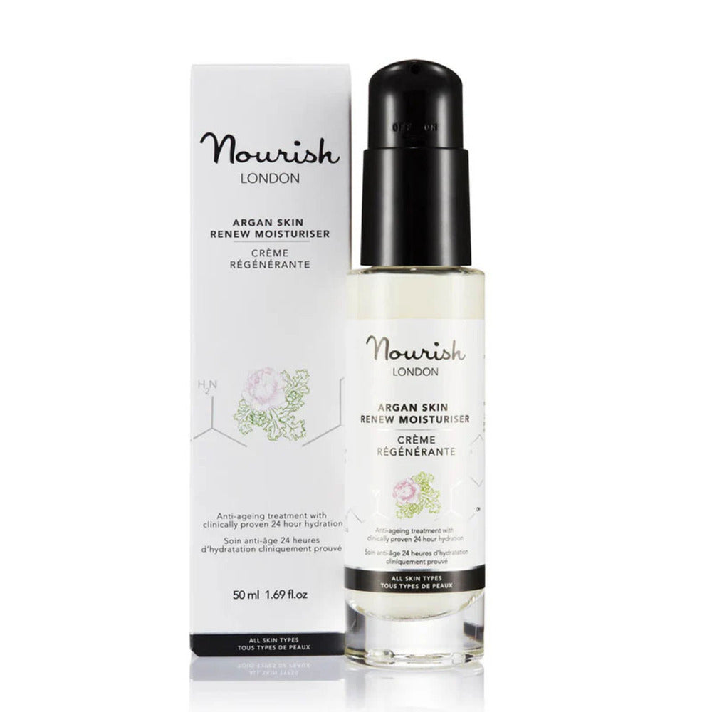 Nourish London Argan Skin Renew Moisturiser 50ml