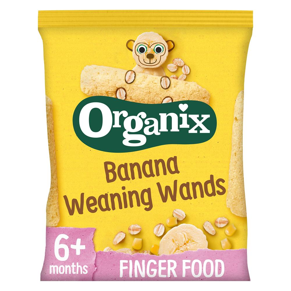 Organix Banana Weaning Wands 25g - Just Natural
