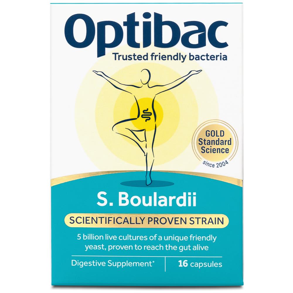 Optibac Probiotics Saccharomyces boulardii (bowel 16 capsule