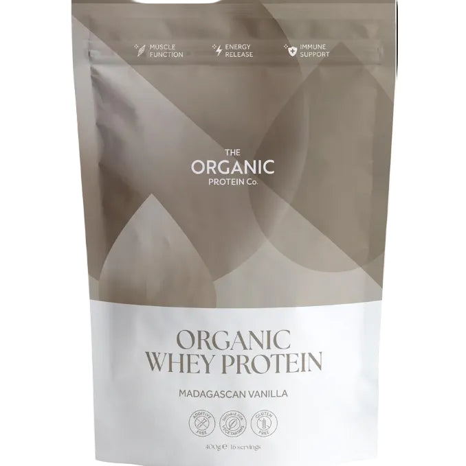 Vanilla Organic Whey Protein 400g