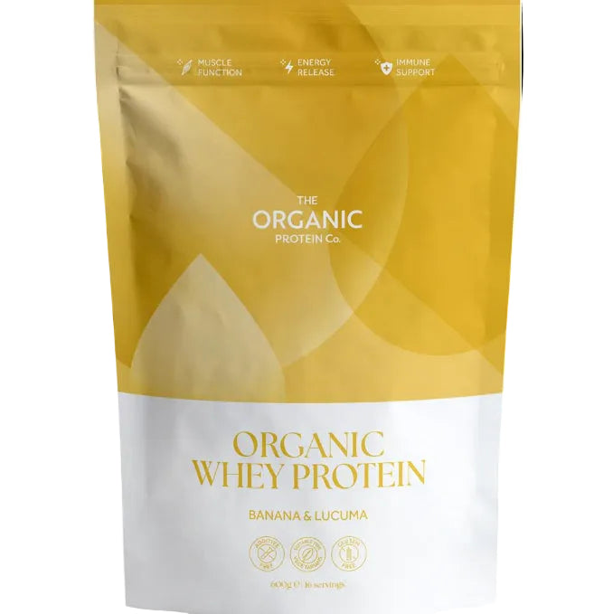 Banana & Lucuma Oragnic Whey 600g