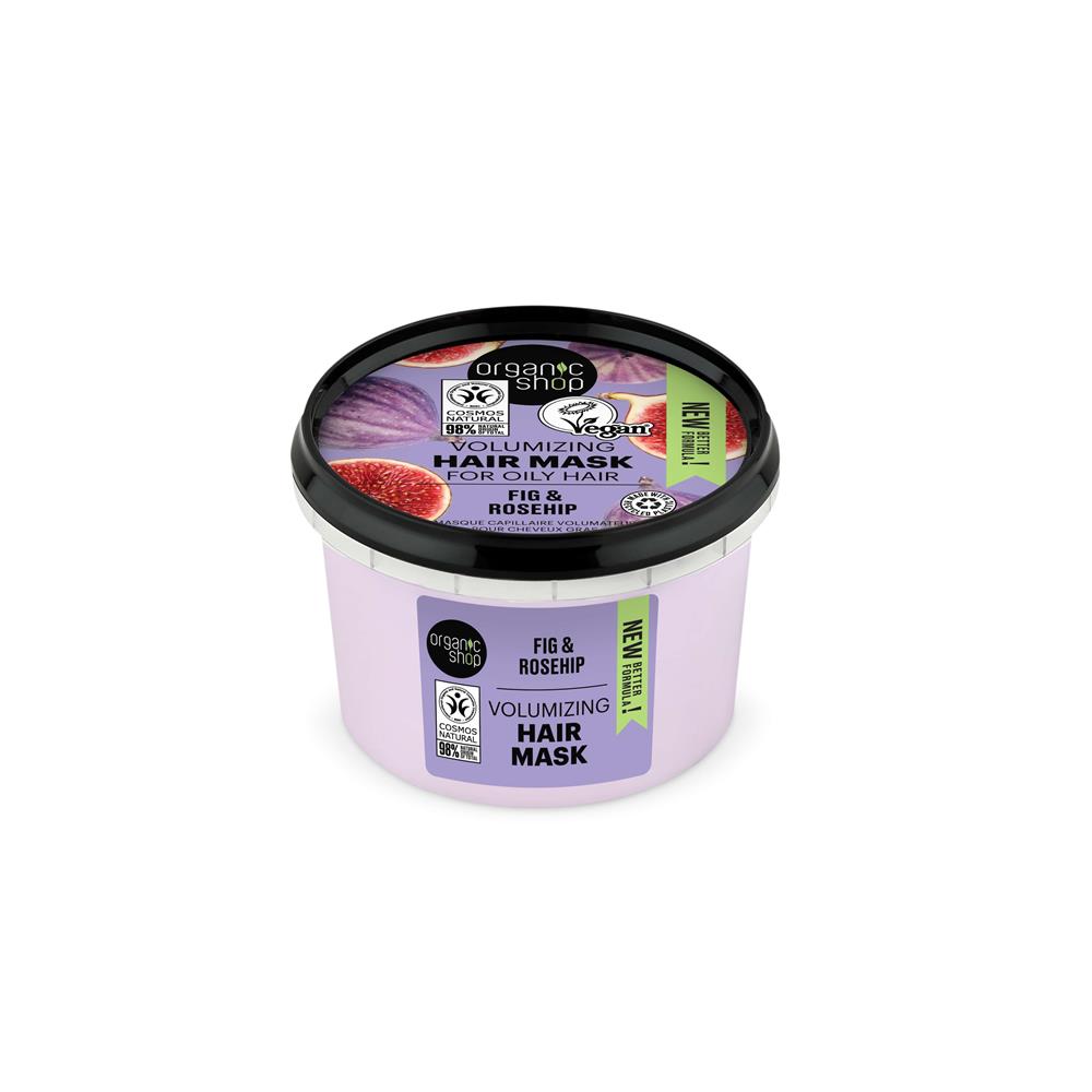 Organic Shop Volumizing Hair Mask F&R 250ml