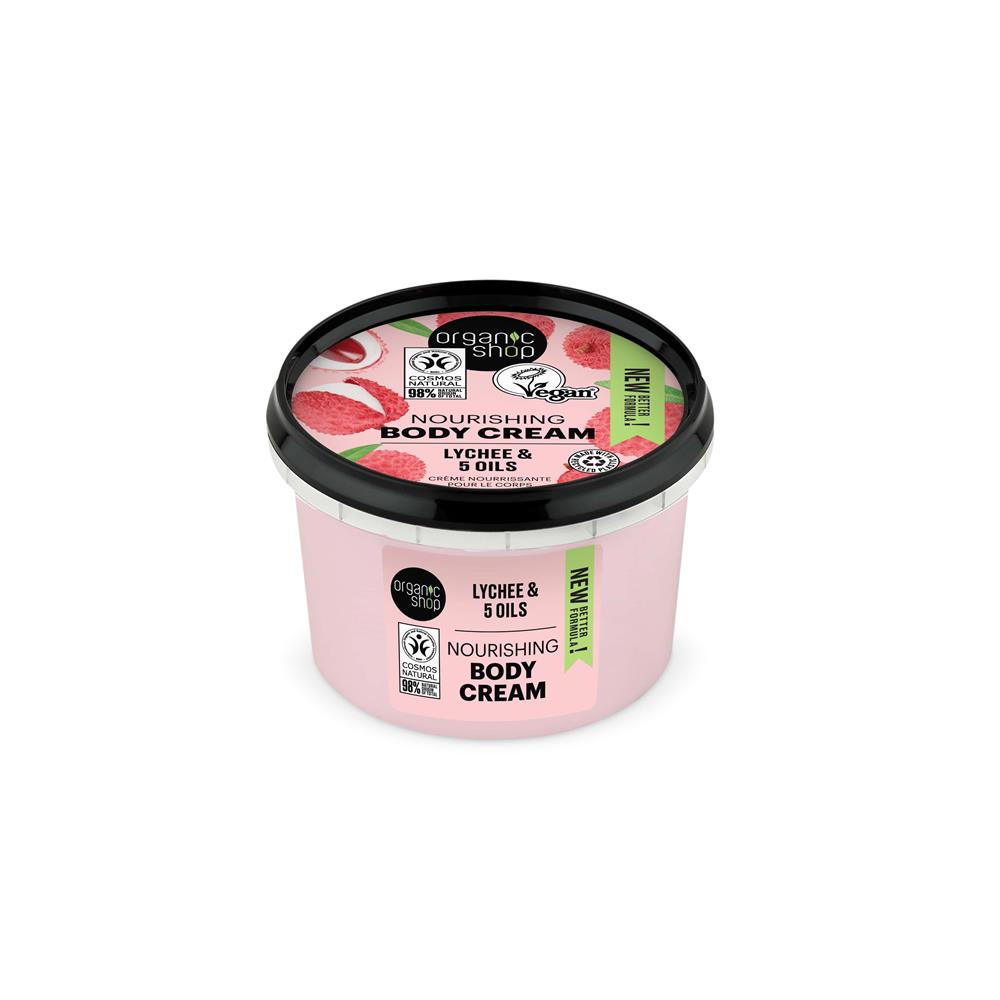 Organic Shop Nourishing BodyCream Lychee 250ml