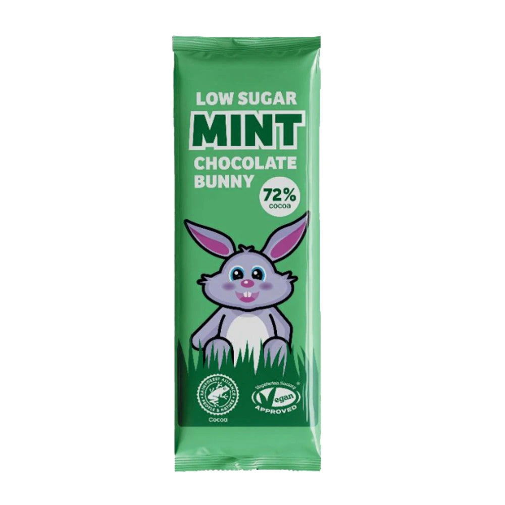 Low Sugar Mint Chocolate Bunny 25g - Just Natural