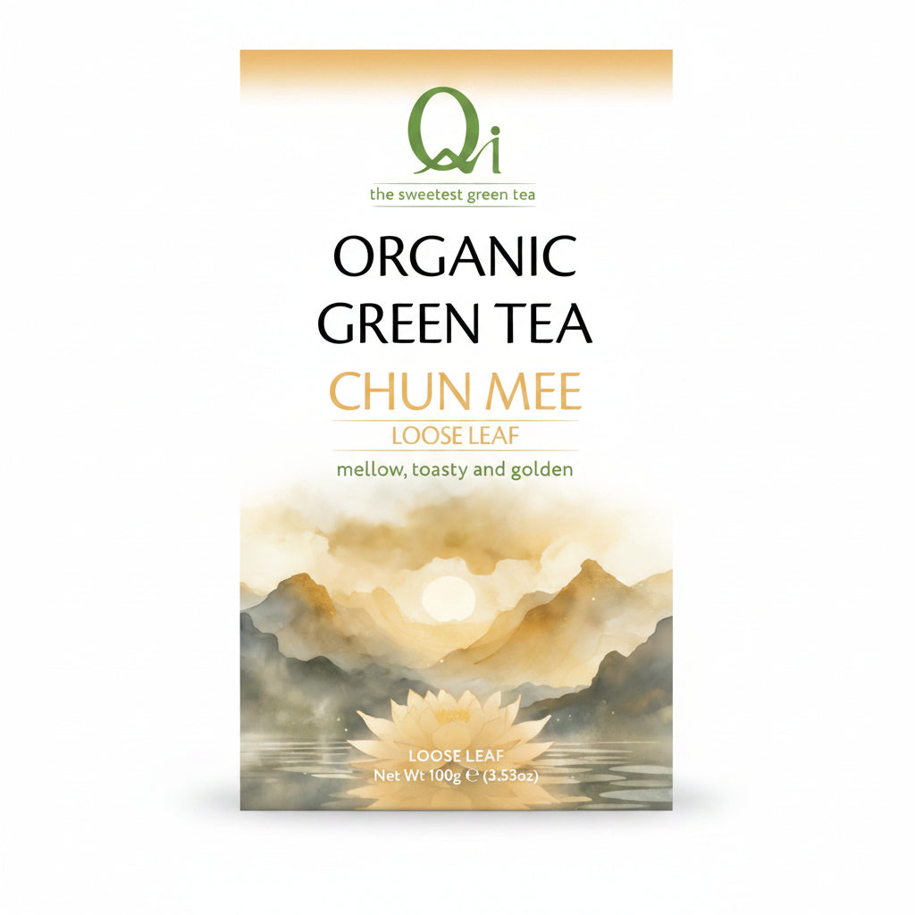 Qi Org Loose Leaf Chun Mee Tea 100 g