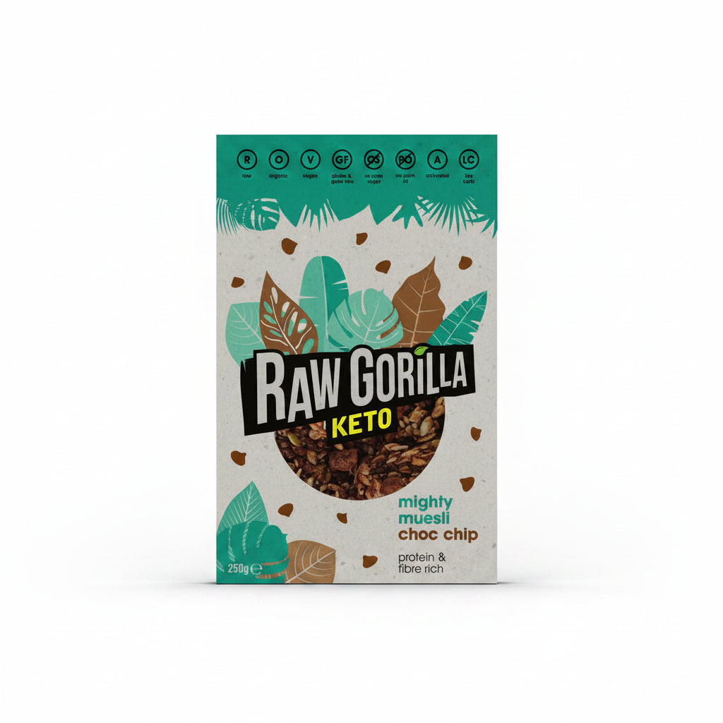 Raw Gorilla KETO Mighty Muesli Choc Chip 250g