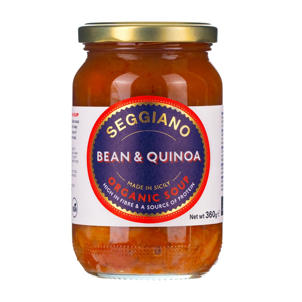 Seggiano Org Bean & Quinoa Soup 360g