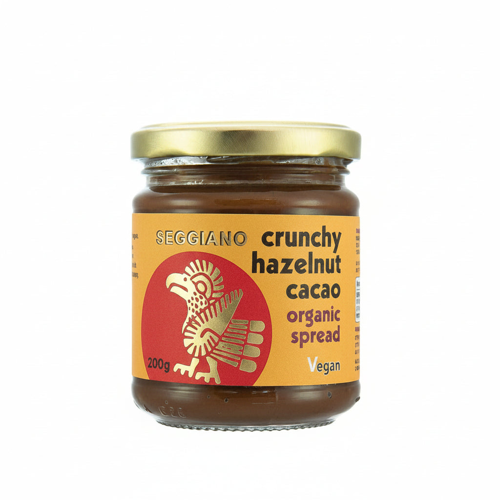 Org Crunchy Hazelnut Cacao Spr 200g