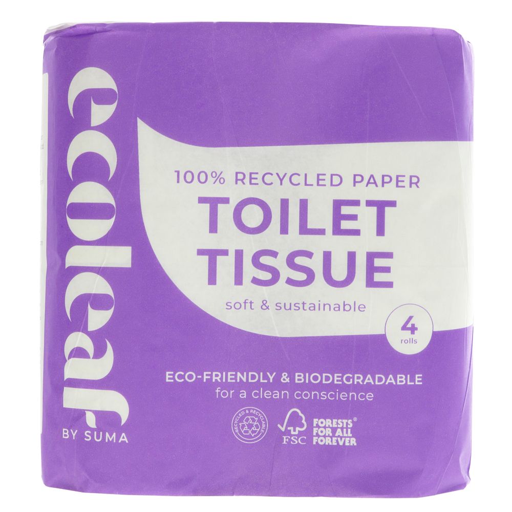 Ecoleaf Toilet Tissue 4pack