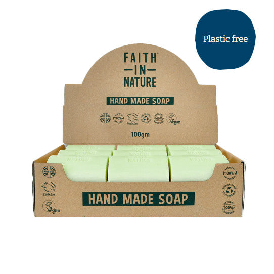 Faith in Nature Aloe Vera soap unwrapped x (Full Box of 18)