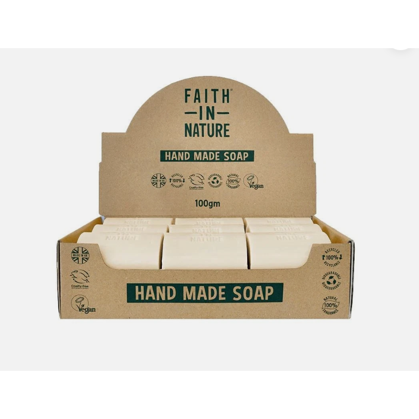 Coconut Soap unwrapped x (Full Box of 18) - Just Natural