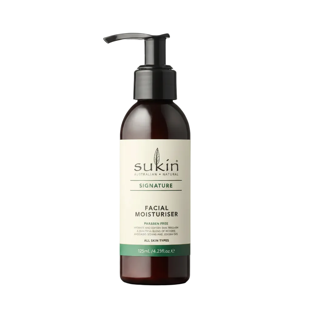 Sukin Facial Moisturiser Pump 125ml - Just Natural