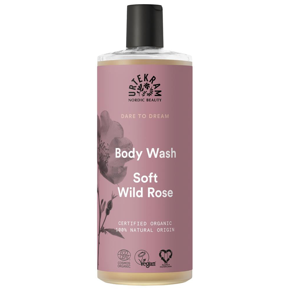 Urtekram Soft Wild Rose Body Wash 500ml