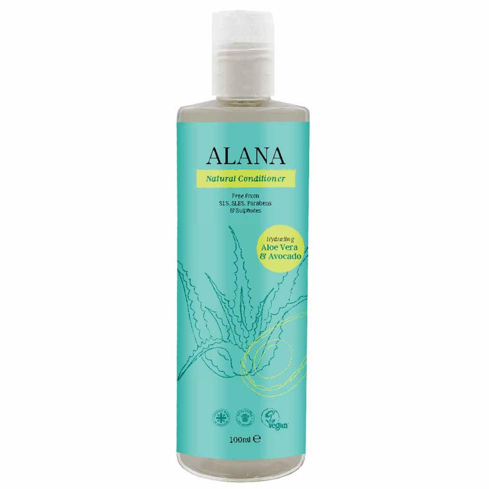 Aloe & Avocado Conditioner 100ml Travel Bottle - Just Natural