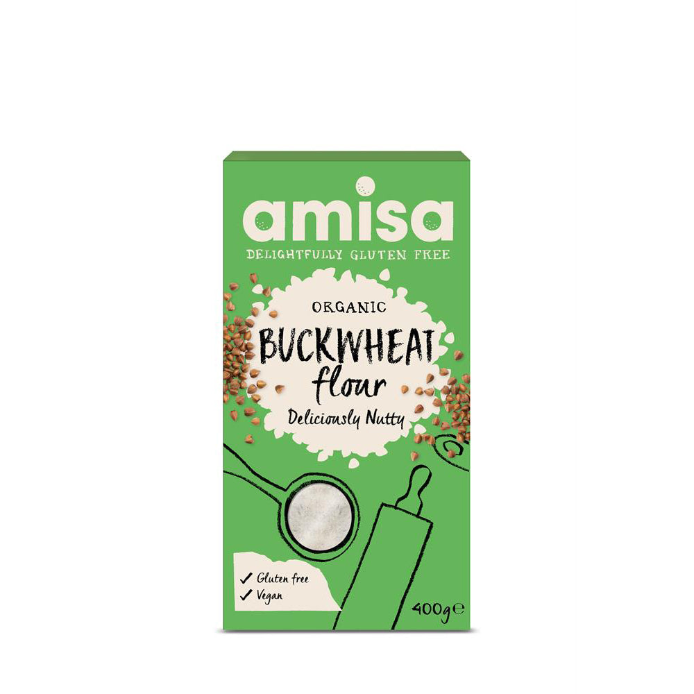 Organic Buckwheat Flour (fine milled) 400g - Just Natural