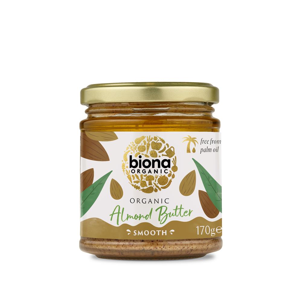 Organic Almond Butter Smooth 170g - Just Natural