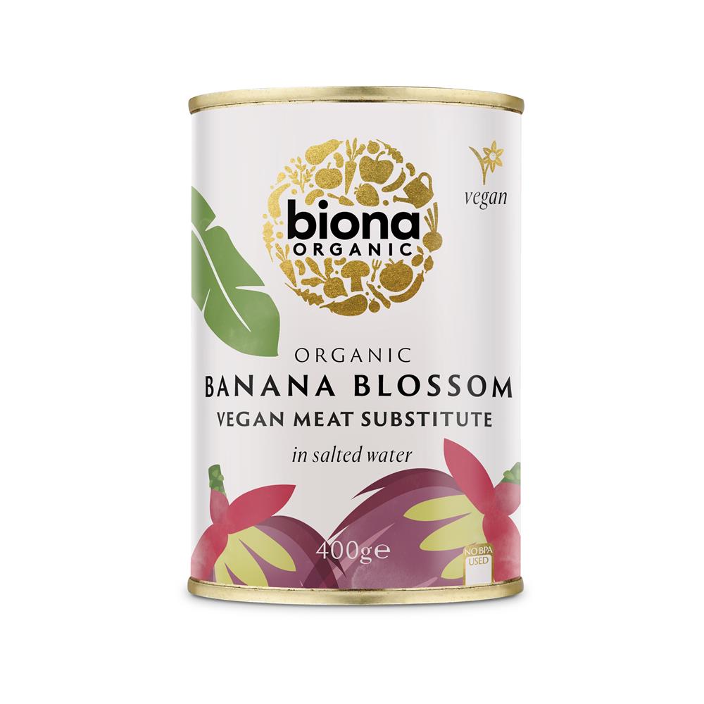 Organic Banana Blossom in Brine 400g - Just Natural